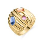 Anillo acabado en oro amarillo 18k - La Petite Sophie