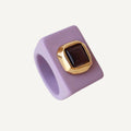 Anillo mujer color lavanda con selenita - La Petite Sophie