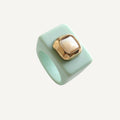 Anillo para mujer color mint madreperla - La Petite Sophie