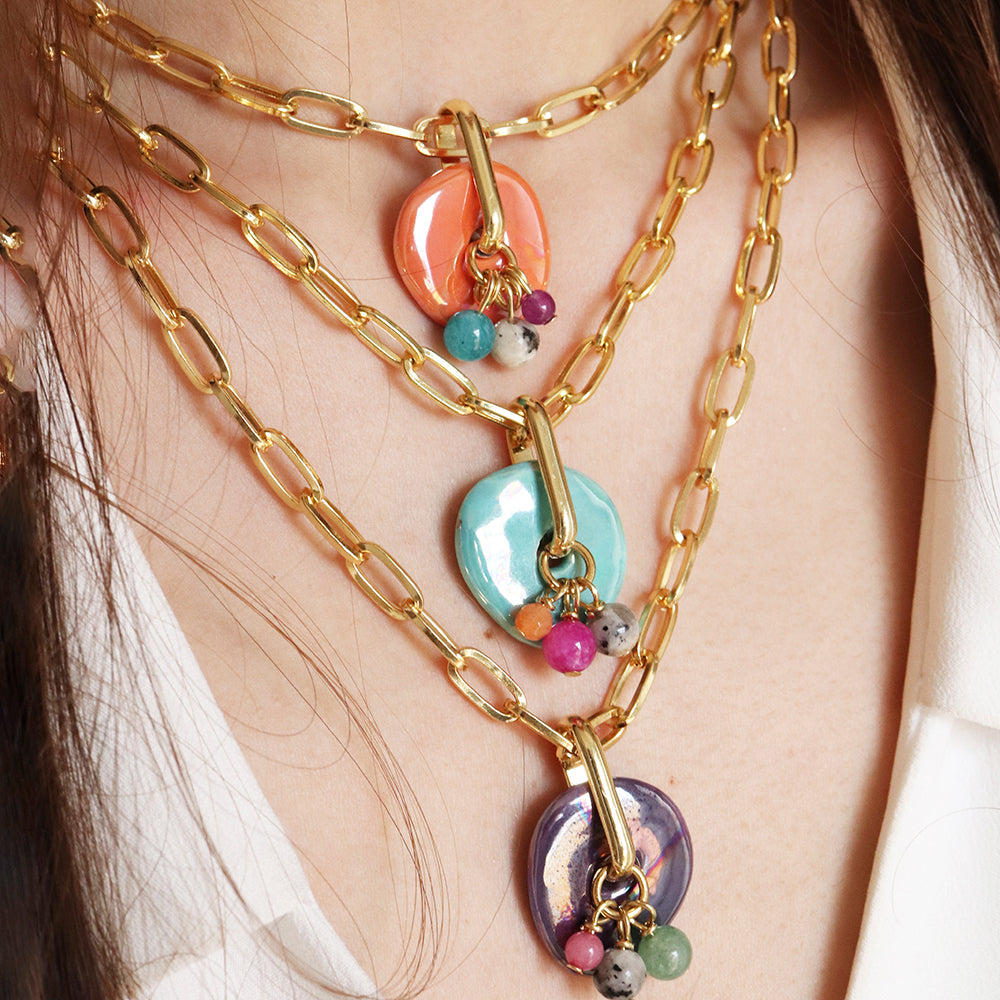 Collar CLAY corto cadena