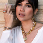 Collares cortos mujer CHAINET Moneda