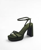 GRETA OLIVA SATIN