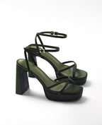 GRETA OLIVA SATIN