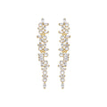 Pendientes acabado oro 18k