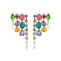 Pendientes con Cristal Multicolor acabado oro 18k - Shamwa - La Petite Sophie